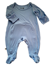 Load image into Gallery viewer, EZ-On BaBeez™ Bamboo Fabric Long Sleeve Baby Bodysuit Romper with footie