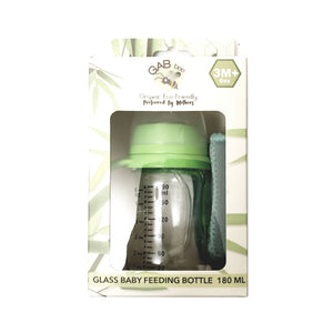 EZ-On BaBeez™ - GAB Bee™ - SINGLE Glass Feeding Bottle - 180ml/6oz