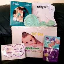 Load image into Gallery viewer, My Tot Box™ - Box #1: &quot;Newborn Tot Box&quot;, for newborn babies ages 0-3 months