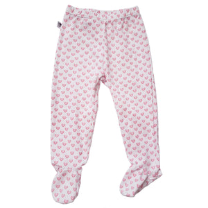 EZ-On BaBeez™ - Spring & Summer - Pull-On Pants, With or Without Footies - Hearts