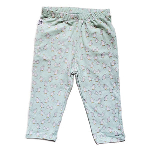 EZ-On BaBeez™ - Spring & Summer - Pull-On Pants, With or Without Footies - Penguins on White