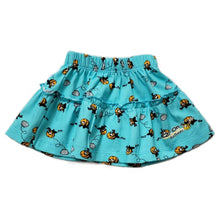 Load image into Gallery viewer, EZ-On BaBeez™ - Spring &amp; Summer - Ruffled Skirt - Honeybee on Aqua