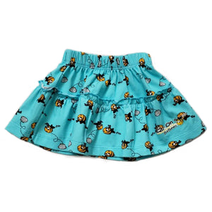 EZ-On BaBeez™ - Spring & Summer - Ruffled Skirt - Honeybee on Aqua