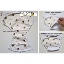 Load image into Gallery viewer, EZ-On BaBeez™ - Spring &amp; Summer - Hello Friends - on White - Baby Bodysuit