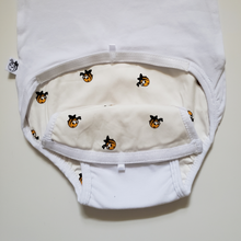 Load image into Gallery viewer, EZ-On BaBeez™ - Spring &amp; Summer - White - Baby Bodysuit, Long Sleeve